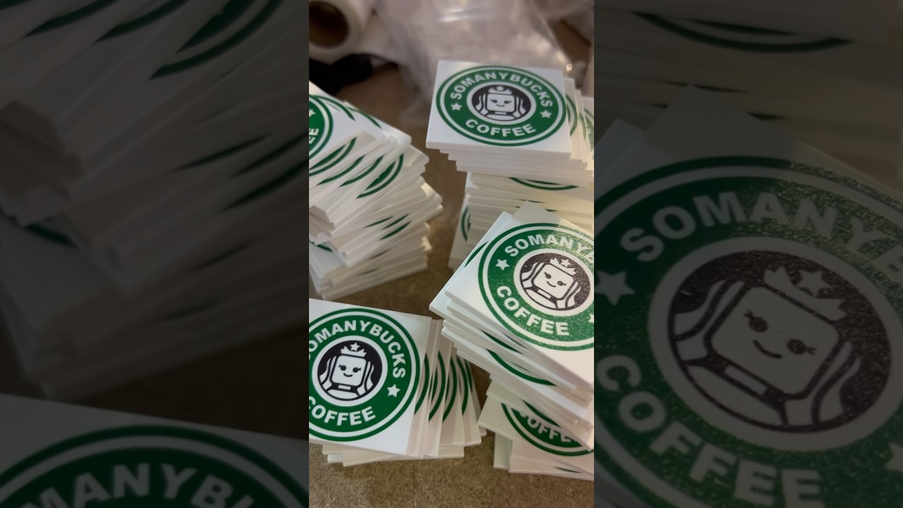 LEGO Starbucks Coffee signs…let’s go!! 