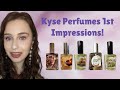 Kyse Perfumes 1st Impressions | Indie, Niche Fragrance House | Gourmands Galore!