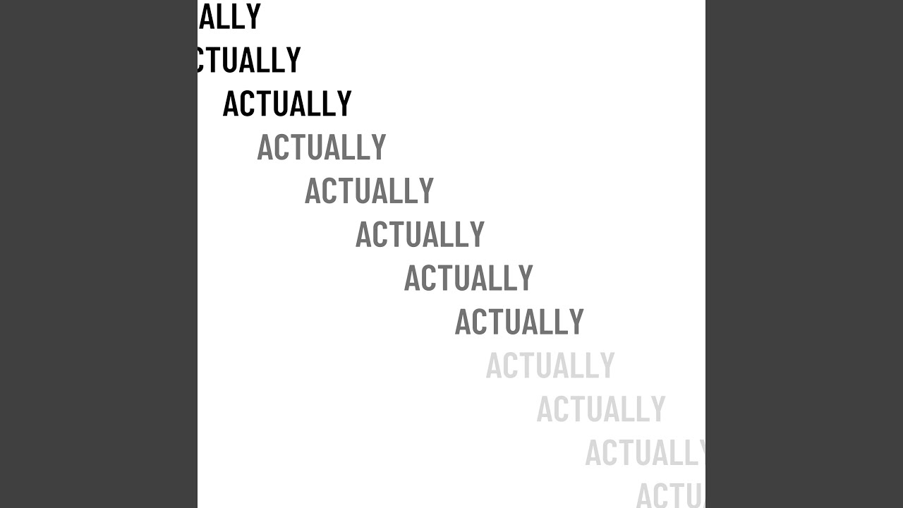 Watch actually on YouTube Watch actually on YouTube