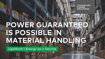 Energy as a Service in Material Handling | UgoWork Lithium-Ion Power Solutions
