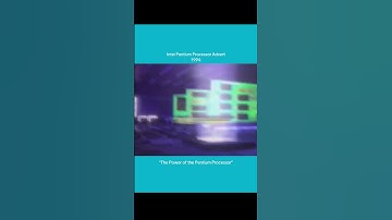 Intel Pentium Processor Advert (1994) - “The Power of the Pentium Processor” - USA 🇺🇸