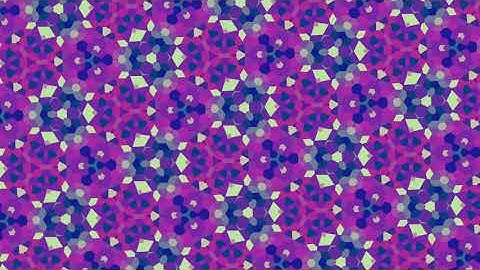 Colorful Jewel Tone Mesmerizing Kaleidoscope Animation, Relaxing Music (Epilepsy Warning)