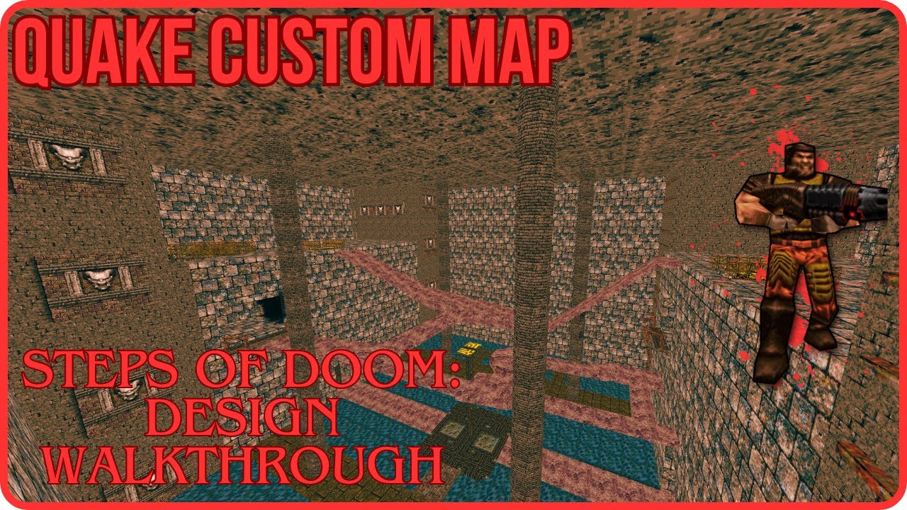 Quake Custom Multiplayer Map #4 - Steps of Doom