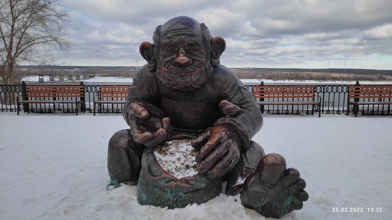 Набережная реки Кама/Пермь1 /Кутабы с капустой