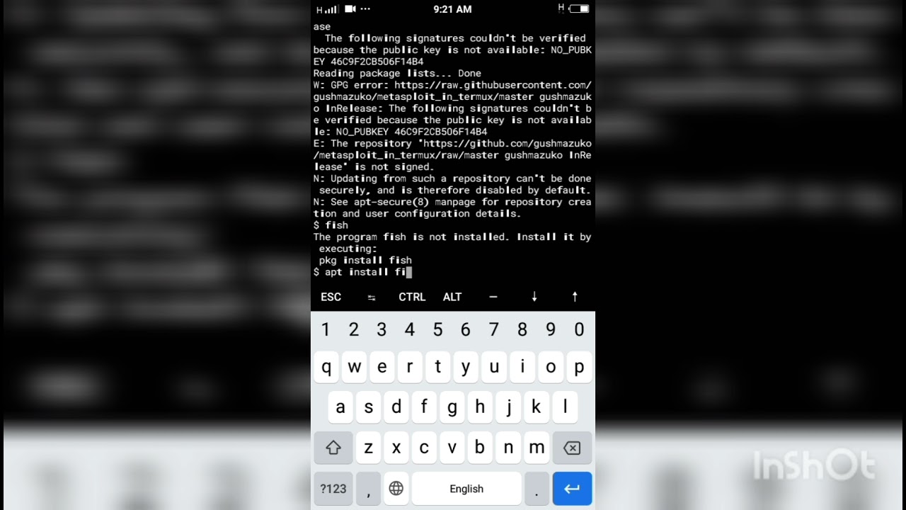 how to install fish in termux