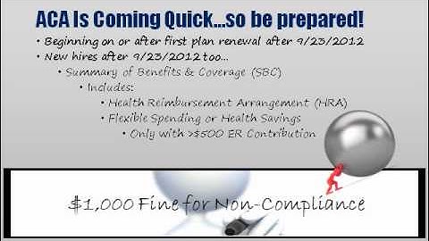 Summary of Benefits & Coverage (SBC) - What an employer needs to know