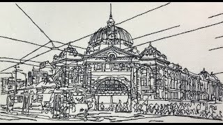 Thread Sketching in Action No 90 – Hometown