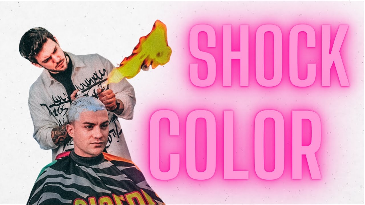 SHOCK COLOR | TUTORIAL DE COLOR Y CORTE CROP - YouTube