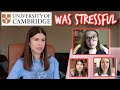 reacting to my most STRESSFUL times at CAMBRIDGE UNIVERSITY 👀