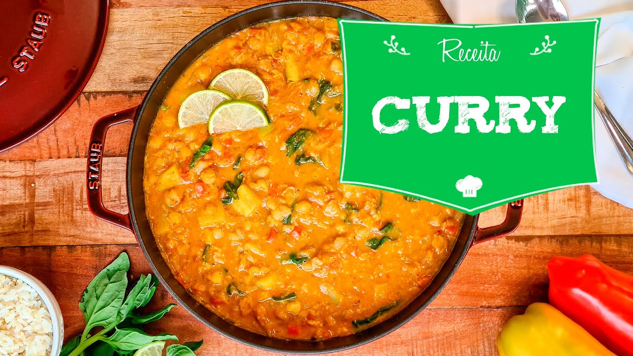 Curry Indiano Vegano | Ensopado Vegetariano de Grão de Bico