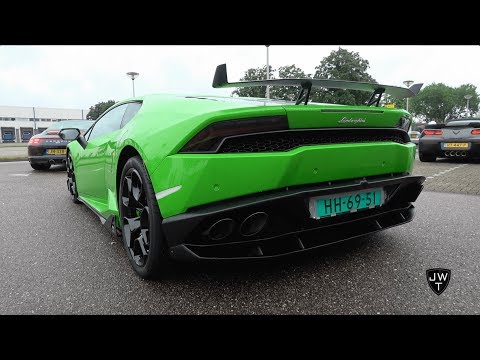 MODIFIED (800HP) Lamborghini Huracán LP610-4! REVS & More Exhaust SOUNDS!