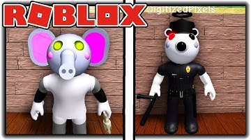 How to get "DARK POLEY" and "TORCHER WITH A GUN" BADGES in PIGGY RP - 2 [ROBLOX]