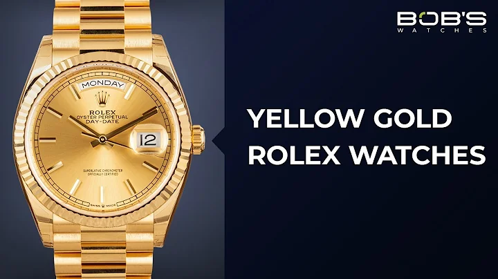 Yellow Gold Rolex Watches | Bob's Watches