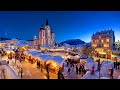 4K HDR Snowy 🔴 Heavenly Christmas Music - Christmas Sleep Music - Sounds for Sleeping - White Noise