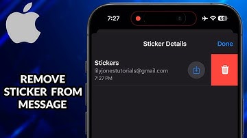 How To Remove Sticker From Message On iPhone