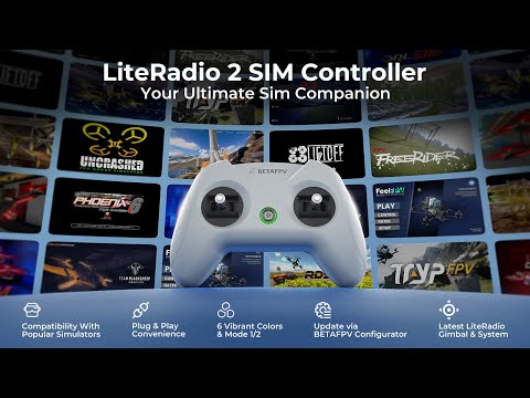 BETAFPV LiteRadio 2 SIM Controller | Connection Tutorial In 3 Modes