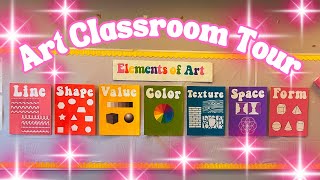 🩷2024 ART CLASSROOM TOUR🩷