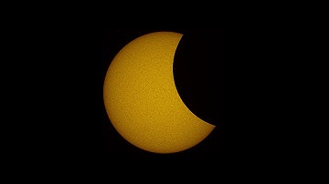 About 50% more Frames for Solar Eclipse 2020/06/21,  HAlpha light ! 4K video. ליקוי חמה חלקי של השמש