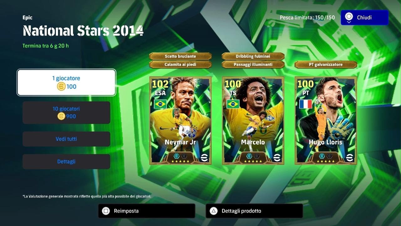 eFootball 2026 - Ecco le National Team Icons Mondiali 2014