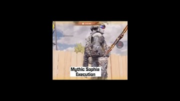 Leaks of the mythic Sophia character execution in CODMOBILE