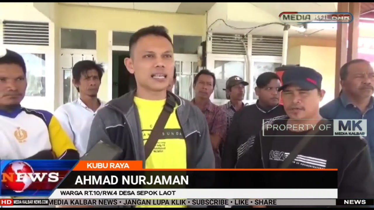 PULUHAN WARGA DESA SEPOK LAUT MENDATANGI KANTOR CAMAT SUNGAI KAKAP