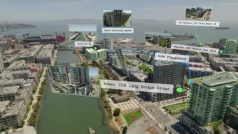 Drone Footage and Motion tracking Graphics Added for Real Estate Video Project