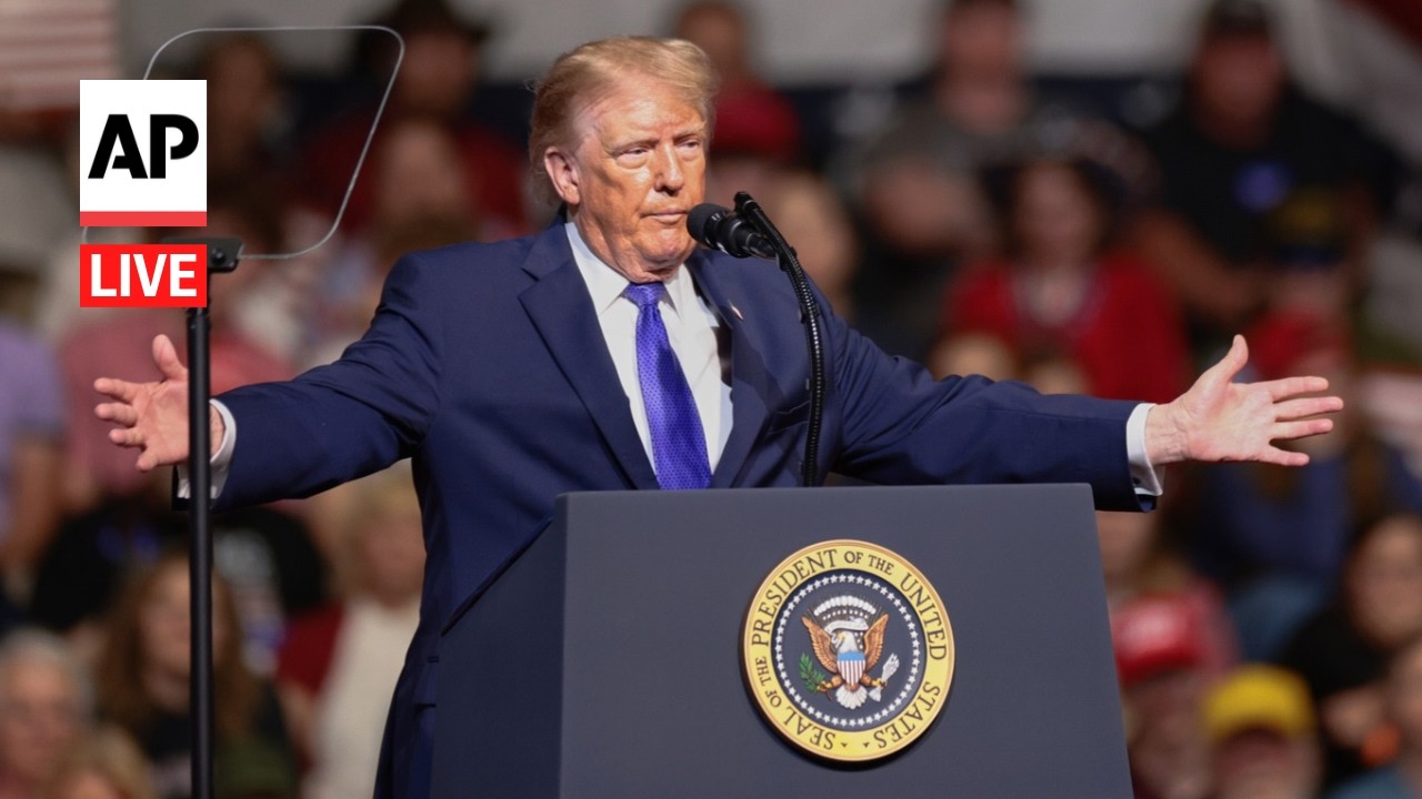 ⁣LIVE: Trump holds a rally in South Carolina ahead of midterm elections
