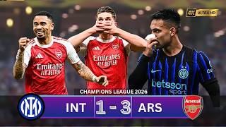 Inter Milan vs Arsenal (1-3) Extended HIGHLIGHTS | UEFA Champions League 2026#Arsenal#InterMilan#UCL