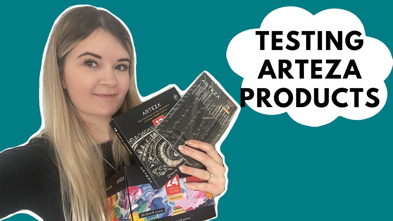 Acrylic Paints, Arteza VS Liquitex Review! 