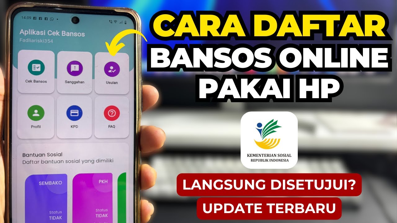 Cara Daftar Bansos Online Terbaru 2026 di Aplikasi Cek … — Transcript