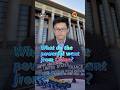 What do the powerful want from China?