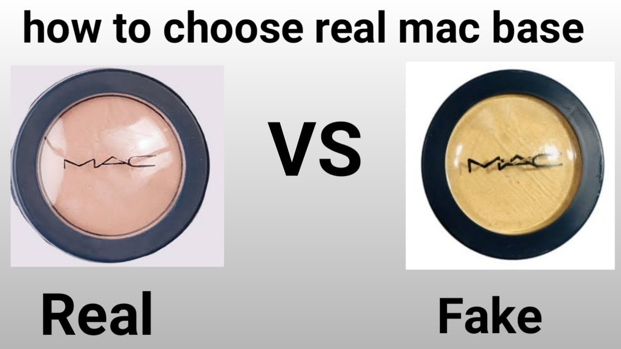 Real Vs fake mac base#difference #fake and real Mac base#how #mac base ...