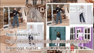 SHOPEE HAUL CELANA KULOT HIGH WAISH SNOW BLACK MURAH || Cuman 40 Ribuan aja✨ || Wajib NONTON‼️ SHOPEE HAUL CELANA KULOT HIGH WAISH SNOW BLACK MURAH || Cuman 40 Ribuan aja✨ || Wajib NONTON‼️