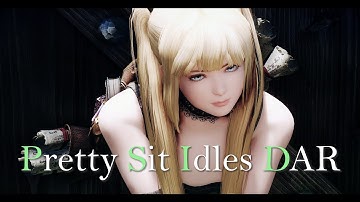 8K I SKYRIM MOD I Pretty Sit Idles DAR
