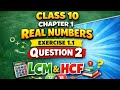 Class 10 Chapter 1 Exercise 1.1 Question 2 #cbse #ncert #psebmaths #cbsemaths #LCM#HCF#product