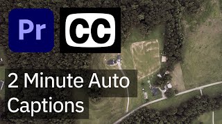 How to Automatically Generate Captions in Premiere Pro 202 - Two Minute Tutorial