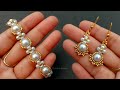 Pearl jewelry makingbracelets  earringshandmade jewelry useful  easy