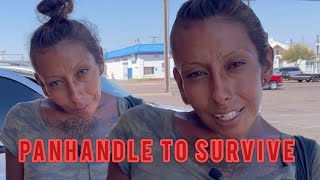 Joanna Has been homeless for 4 years and addicted to blues