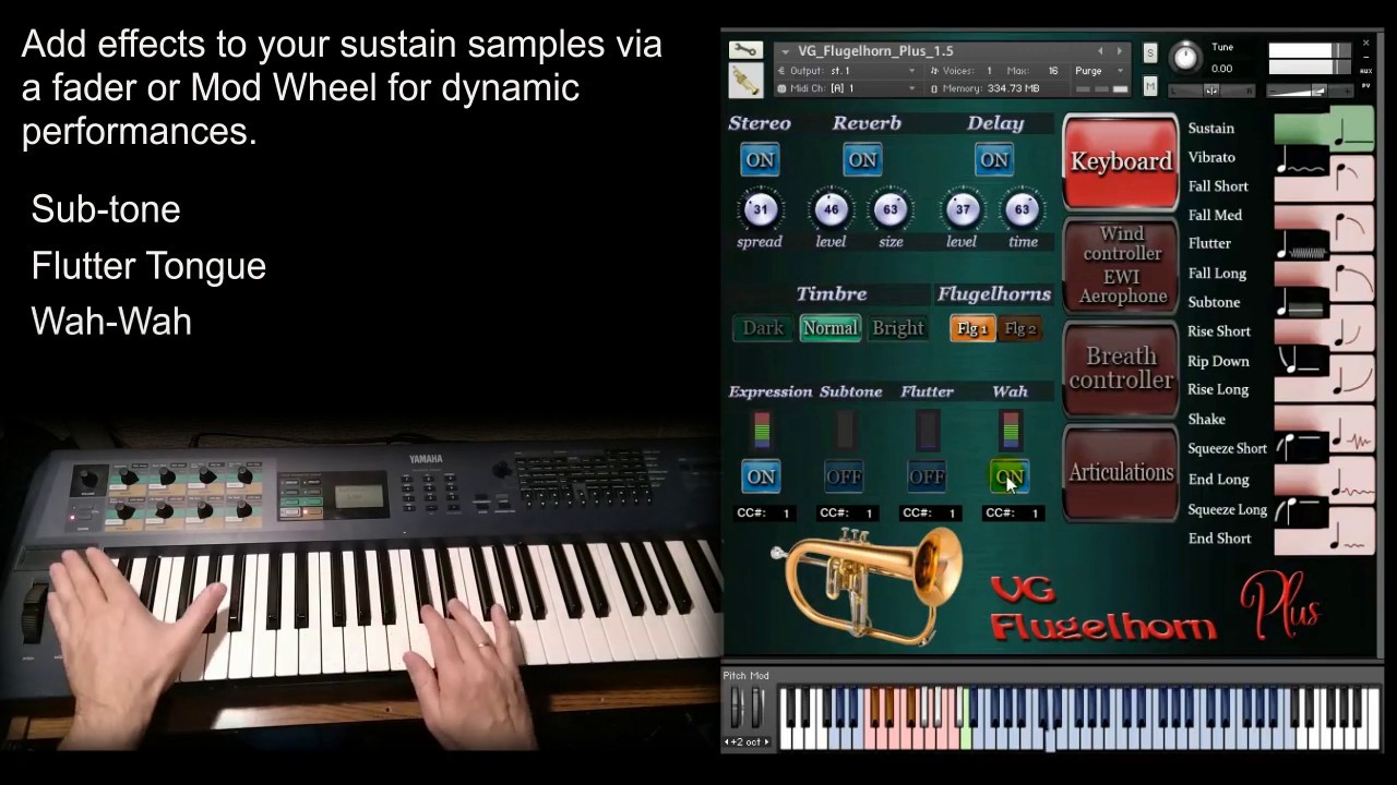 VG Flugelhorn PLUS Native Instruments Kontakt sound library, VST