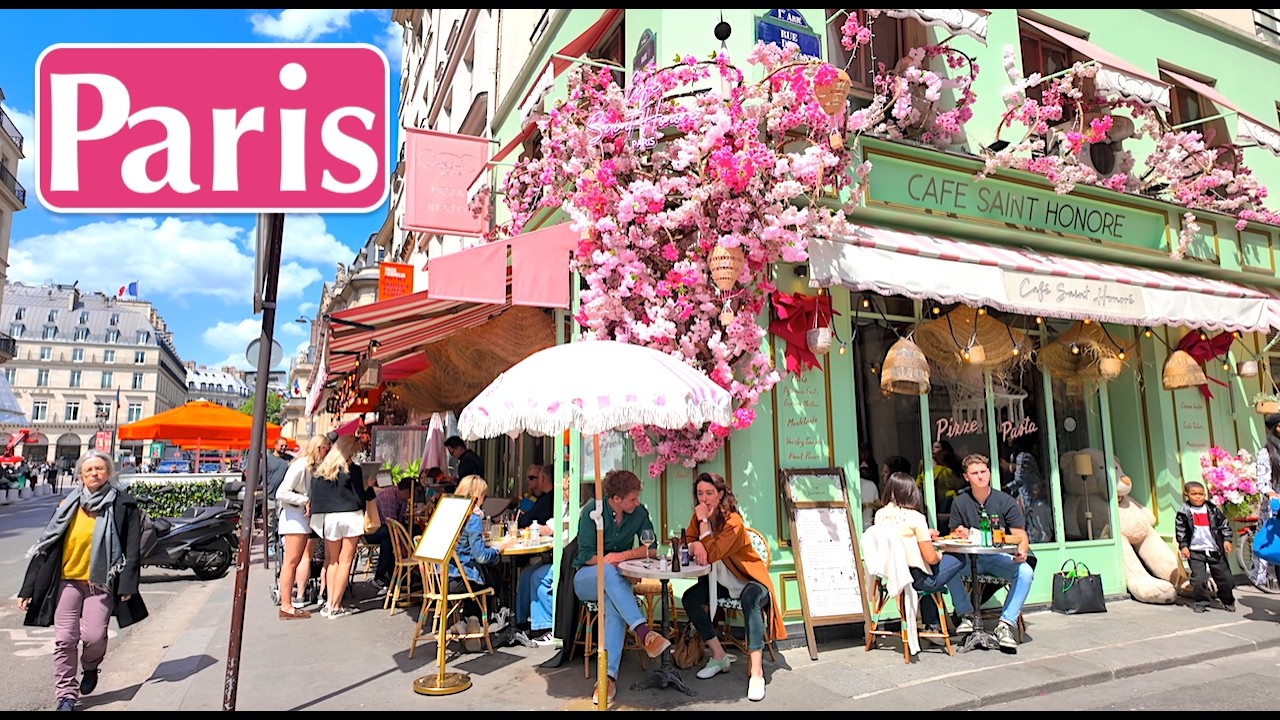 Paris France, Paris walking tour - Around Palais Royal, May 9, 2025 - Paris 4K