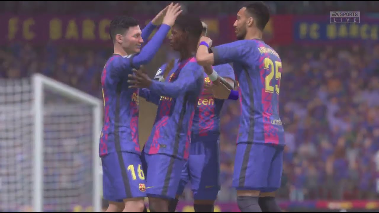 FIFA 22 Barcelona VS SL Benfica, Jornada 5 de la UEFA CHAMPIONS LEAGUE 2022 