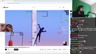 Forsen Reacts to [WR] A Difficult Game About Climbing Speedrun in 5:41