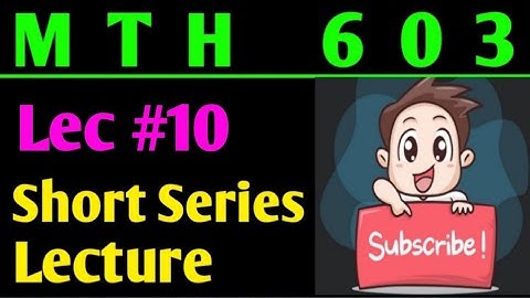 Mth603:Important short series lecture¦¦Lec #10¦¦Numerical Analysis¦¦Maths by Zahfran