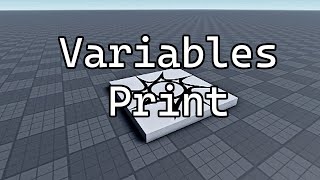 Roblox Scripting | Variables, Print | Part 1