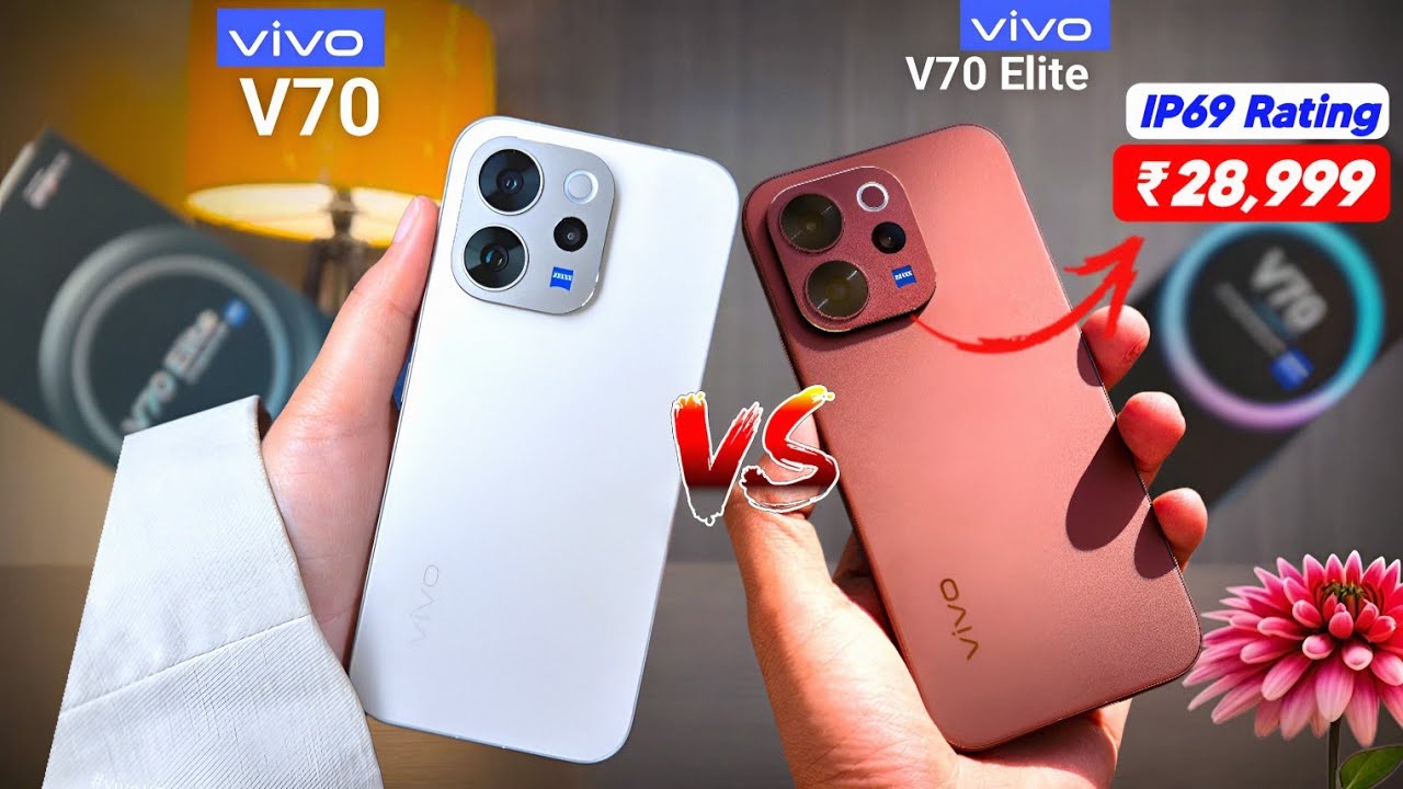 Vivo V70 5G Unboxing | Vivo V70 Vs Vivo V70 Elite Camera Test & Processor | Vivo V70 Elite Price