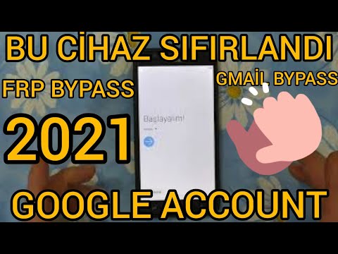 Samsung J7 prime Bu Cihaz sıfırlandı Kesin Çözüm - Gmail Bypass