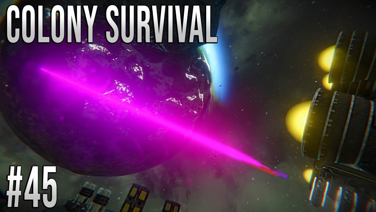 Space Engineers - Colony Survival Ep #45 - LASER TEST! - YouTube