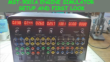 MST-9001A ECU Signal Simulator Unboxing Setup and First Look