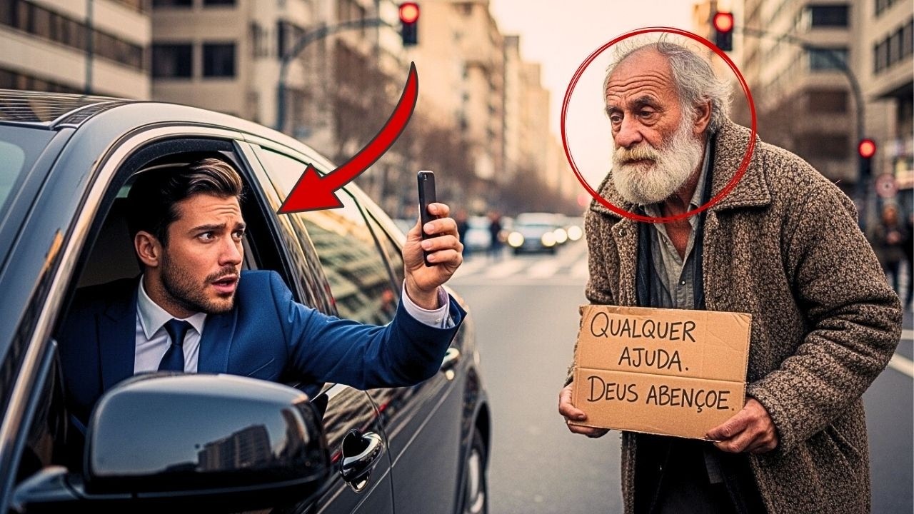 MILIONÁRIO ENCONTRA O PRÓPRIO PAI PEDINDO ESMOLA… E DESCOBRE A VERDADE QUE LHE ESCONDERAM POR ANOS