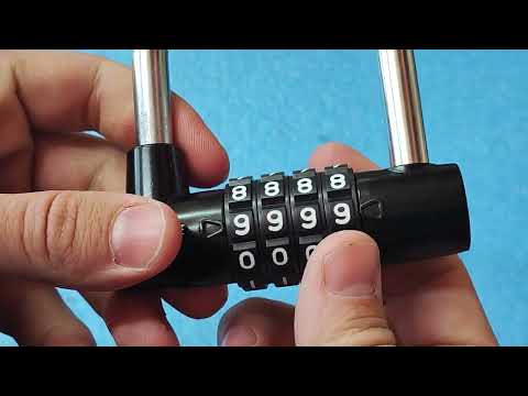 Кодовый висячий замок Highgrade, обзор, как сменить код